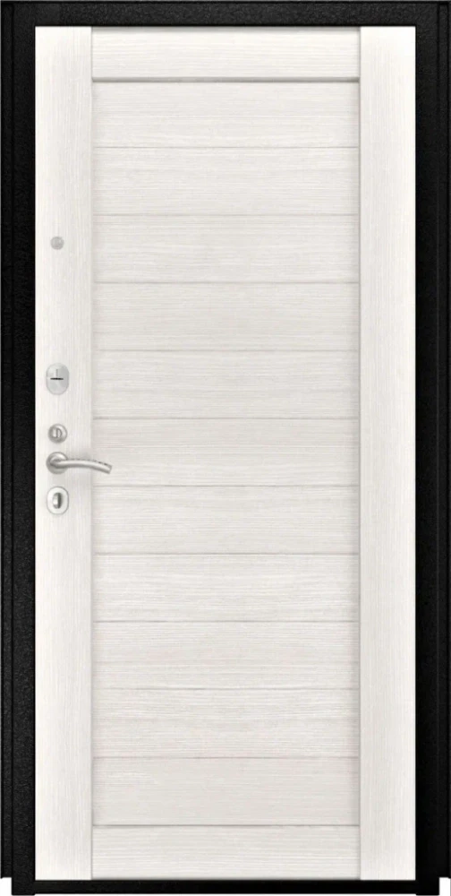 Входная дверь ДвериПРО Росна СБ-3 Листв. бел. (21 Беленый дуб) DPRO222367 внутренняя сторона